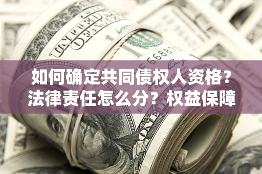 北京如何确定共同债权人资格？法律责任怎么分？权益保障技巧揭秘！