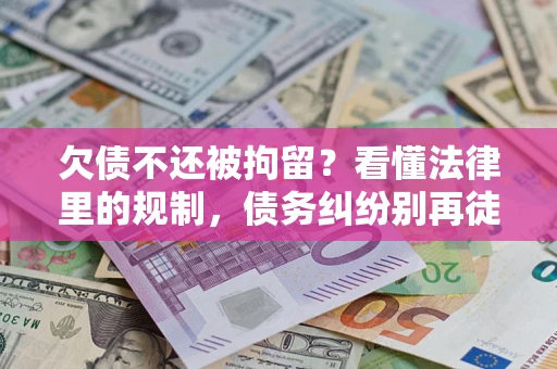 北京欠债不还被拘留？看懂法律里的规制，债务纠纷别再徒劳奔波