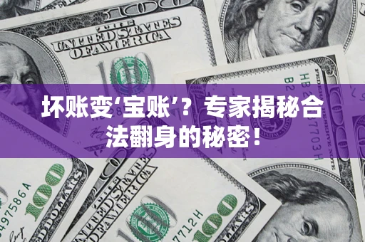 北京坏账变‘宝账’？专家揭秘合法翻身的秘密！