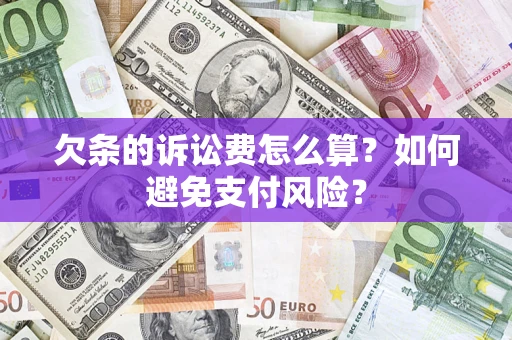 北京欠条的诉讼费怎么算？如何避免支付风险？