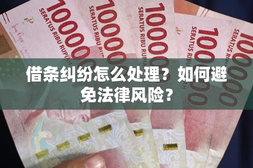 北京借条纠纷怎么处理？如何避免法律风险？